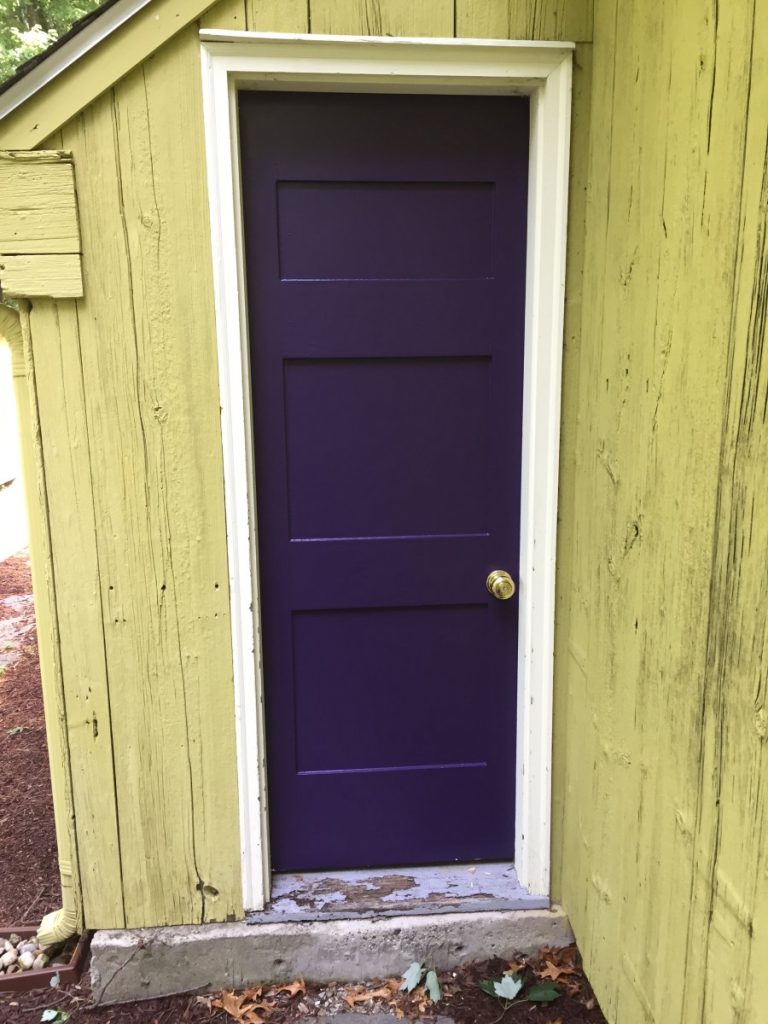 Finished door.