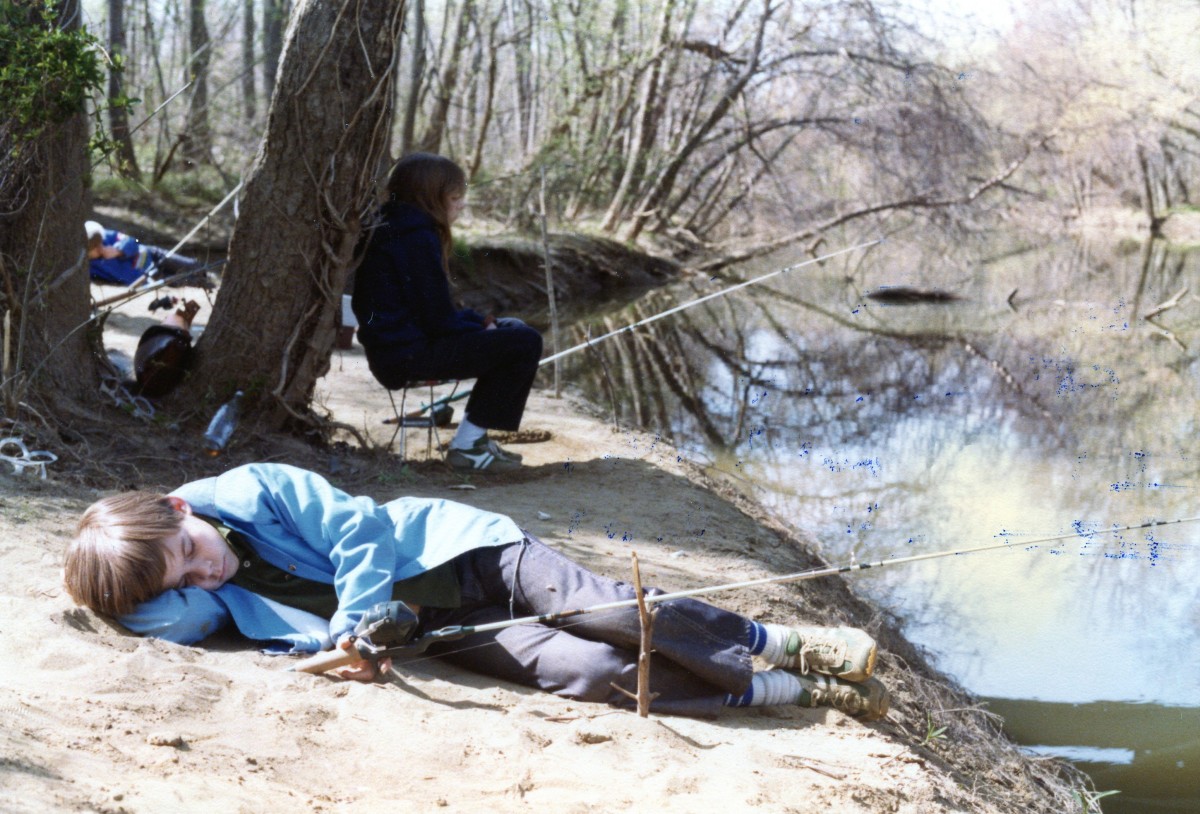 Fishing in the river